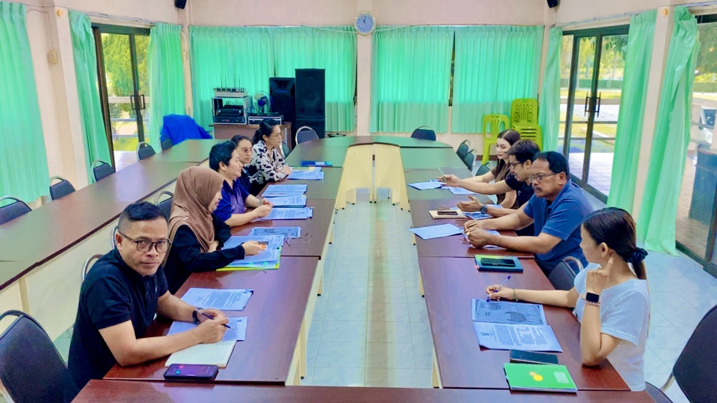 "ประชุมการจัดแบบประเมินด้านการตรวจสอบภายใน และแบบสำรวจด้านการควบคุมภายในและการบริหารจัดการความเสี่ยงสำหรับองค์กรปกครองส่วนท้องถิ่น"