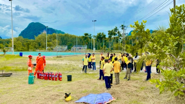 โครงการอบรมการป้องกันและระงับอัคคีภัย